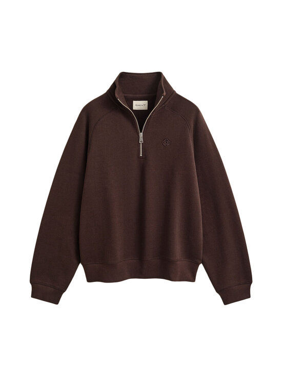 GANT - Half Zip -collegepaita - 202 DEEP BROWN | Stockmann - photo 1