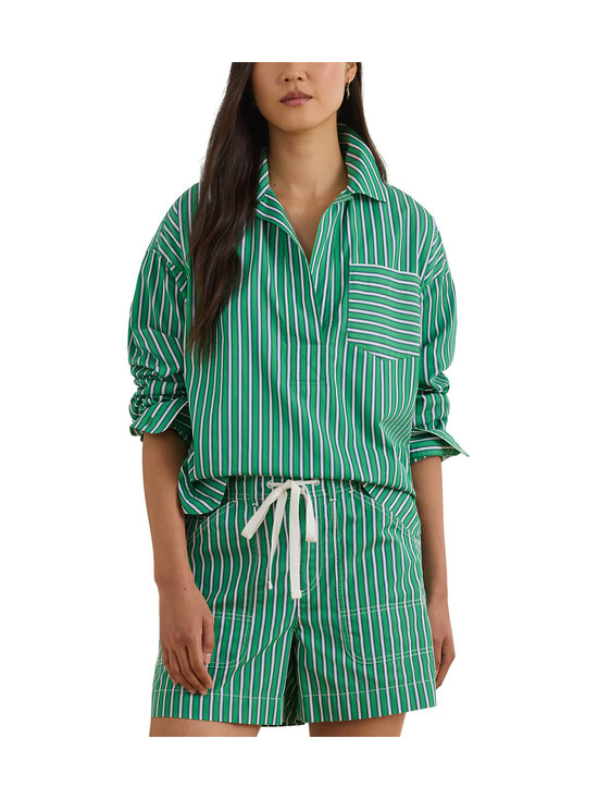 Lauren Ralph Lauren - Stachee kreklblūze - GREEN/WHITE MULTI | Stockmann - photo 2