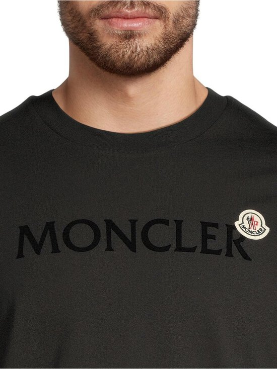 Moncler - Logo-trikoopaita - 999 BLACK | Stockmann - photo 4