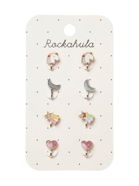 Rockahula - Rainbow Unicorn -klipsikorvakorut 4-pack - MULTI | Stockmann - photo 2