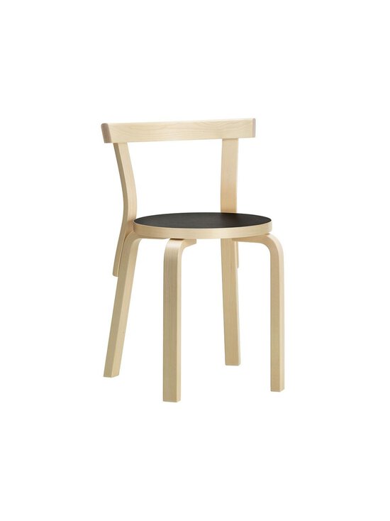 Artek - Tuoli 68 koivu/musta linoleum - BEIGE | Stockmann - photo 1