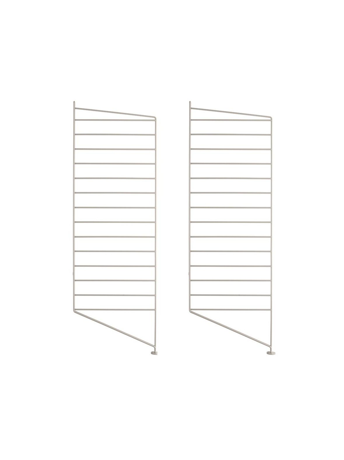 String system -lattiasivupaneelit 2 kpl beige 85 x 30 cm