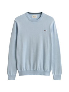 GANT - Classic Cotton C-Neck -neule - 457 FRESH BLUE | Stockmann
