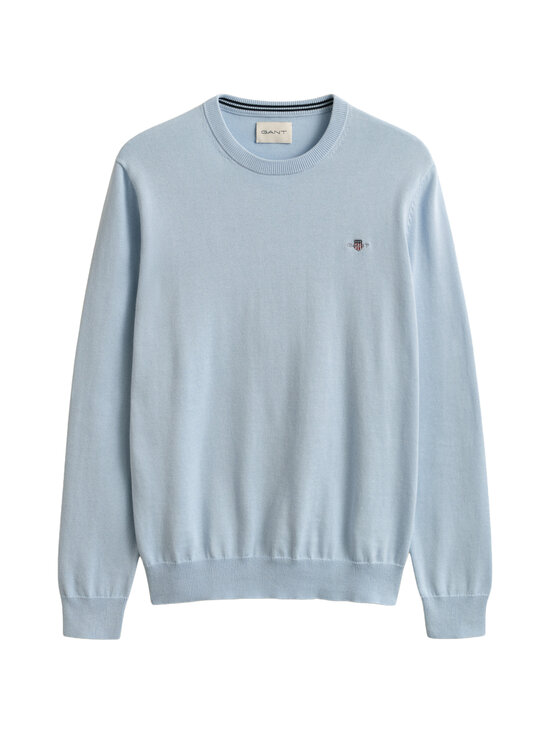 GANT - Classic Cotton C-Neck -neule - 457 FRESH BLUE | Stockmann - photo 1