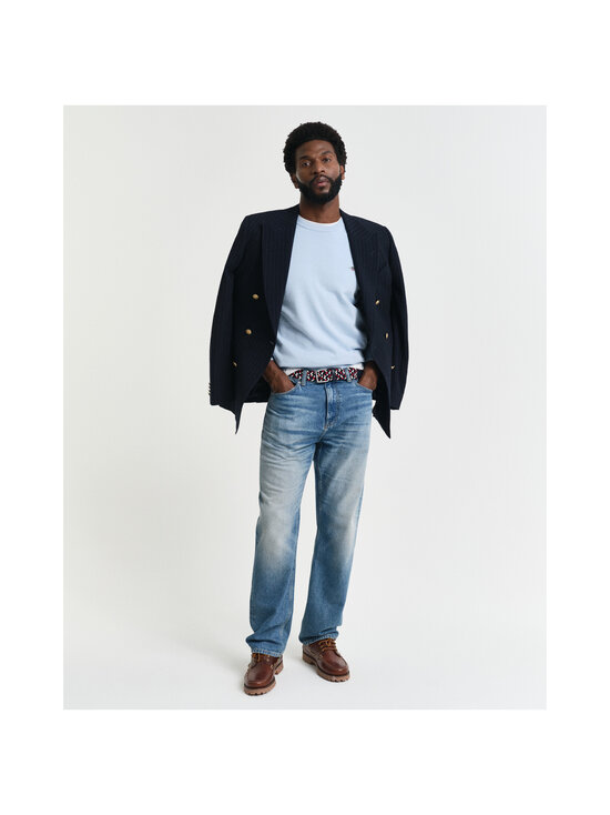 GANT - Classic Cotton C-Neck -neule - 457 FRESH BLUE | Stockmann - photo 2