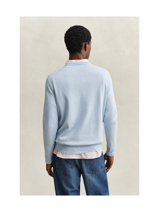 GANT - Classic Cotton C-Neck -neule - 457 FRESH BLUE | Stockmann - photo 4