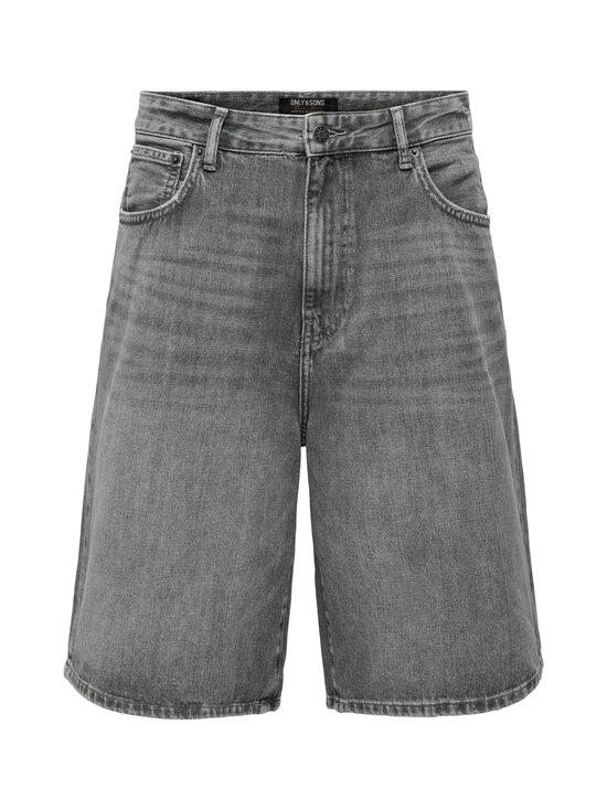 Only & Sons - OnsCarl Bal Tai -farkkushortsit - MEDIUM GREY DENIM | Stockmann - photo 1