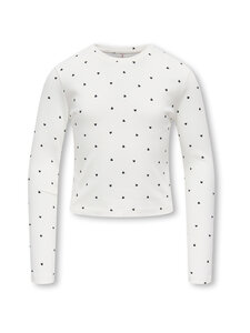 KIDS ONLY - Kogbella Life -paita - CLOUD DANCER DETAIL:BLACK HEARTS | Stockmann