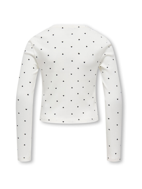 KIDS ONLY - Kogbella Life -paita - CLOUD DANCER DETAIL:BLACK HEARTS | Stockmann - photo 2