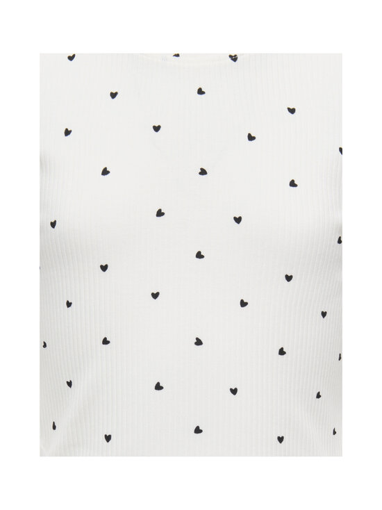 KIDS ONLY - Kogbella Life -paita - CLOUD DANCER DETAIL:BLACK HEARTS | Stockmann - photo 3