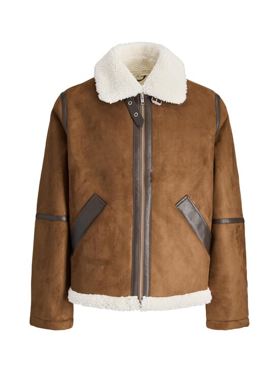 Jack & Jones - JjCole Aviator -takki - COGNAC DETAIL:ANTIQUE WHITE TEDDY - photo 1 Jack & Jones - JjCole Aviator -takki - COGNAC DETAIL:ANTIQUE WHITE TEDDY | Stockmann - photo 1