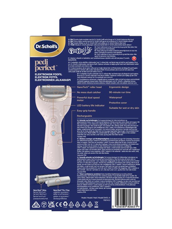 Scholl - Pedi Perfect  Electronic Foot File -jalkaraspi - NOCOL | Stockmann - photo 4