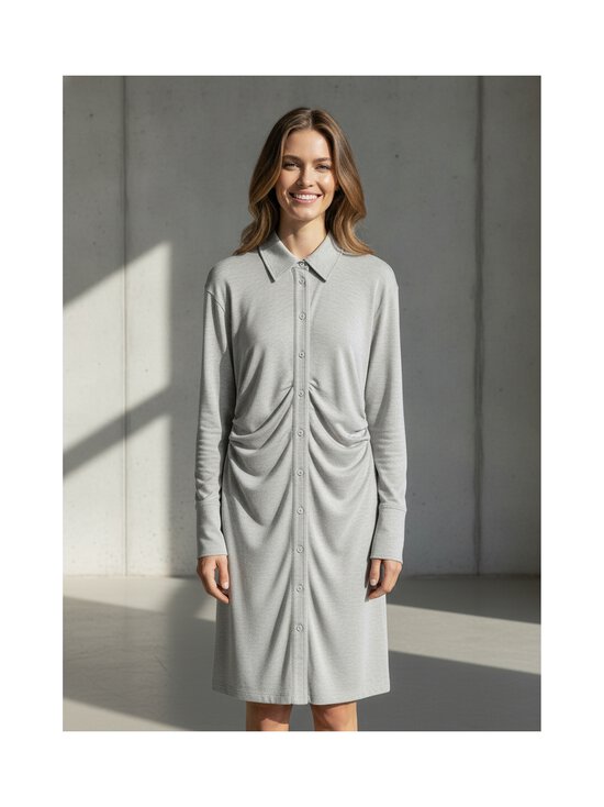 TOTEME - Slouch Jersey -mekko - 039 PALE GREY MALANGE | Stockmann - photo 2
