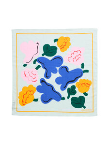 Marimekko - Pesofati Kukasta Kukkaan -huivi - 573 LIGHT GREEN, BLUE, LIGHT PINK | Stockmann