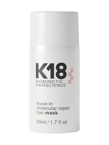 K18 - Biomimetic Hairscience Molecular Repair Hair Mask -hiusnaamio, 50 ml K18 - Biomimetic Hairscience Molecular Repair Hair Mask -hiusnaamio, 50 ml | Stockmann