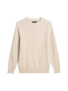 Marc O'Polo - Structured Crew Neck adīts džemperis - 709 LIGHT OAT | Stockmann