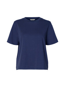 Selected - SlfEssential Boxy t-paita - OCEAN CAVERN | Stockmann