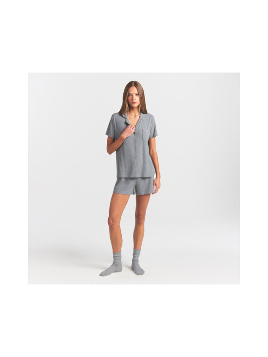 SKIMS - Soft Lounge Short Sleep Set -pyjama - HEATHER GREY | Stockmann - photo 5