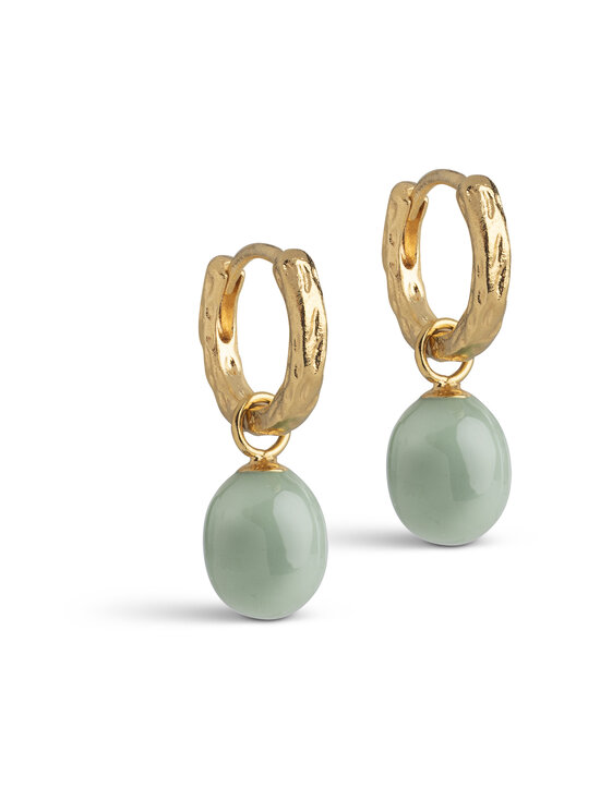 ENAMEL Copenhagen - Significant Enamel riņķveida auskari - SAGE | Stockmann - photo 1