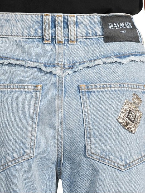 BALMAIN - Raw Edge Straight -farkut - 6FC BLEU JEAN CLAIR | Stockmann - photo 6