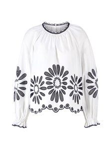 rich & royal - Embroidery-pusero - 100 WHITE rich & royal - Embroidery-pusero - 100 WHITE | Stockmann