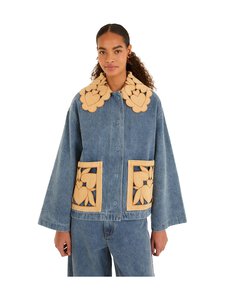 Farm Rio - Blue Richelieu Denim -farkkutakki - L0034 DENIM | Stockmann