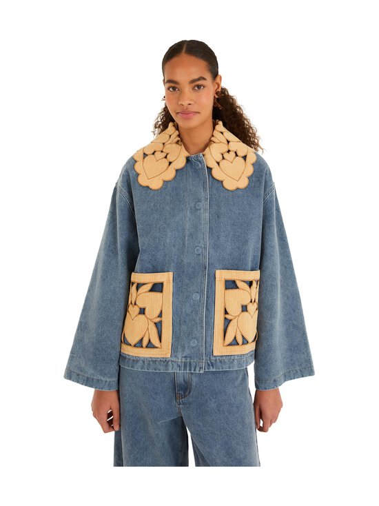 Farm Rio - Blue Richelieu Denim -farkkutakki - L0034 DENIM | Stockmann - photo 1
