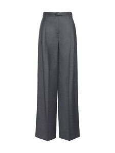Max Mara Studio - Mstlago Long -housut - 003 DARK GREY | Stockmann