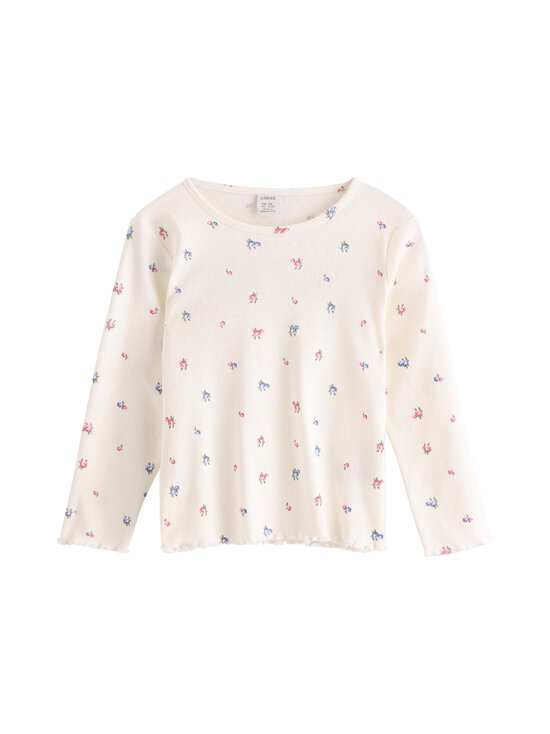 Lindex - Pointelle adīts tops - 325 LIGHT DUSTY WHITE | Stockmann - photo 1