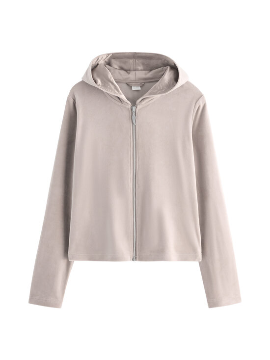 Lindex - Velūra jaka ar kapuci - 9928 GREY | Stockmann - photo 1