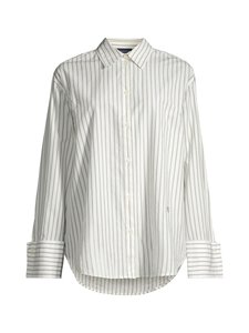 Lexington - Folded Cuffs Oversized -raidallinen paita - 890 GREEN/WHITE STRIPE Lexington - Folded Cuffs Oversized -raidallinen paita - 890 GREEN/WHITE STRIPE | Stockmann