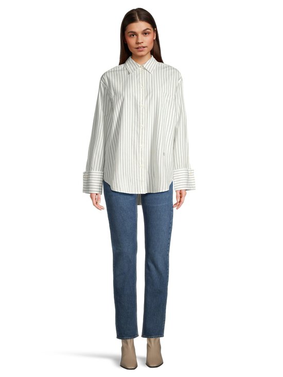 Lexington - Folded Cuffs Oversized -raidallinen paita - 890 GREEN/WHITE STRIPE - photo 2 Lexington - Folded Cuffs Oversized -raidallinen paita - 890 GREEN/WHITE STRIPE | Stockmann - photo 2