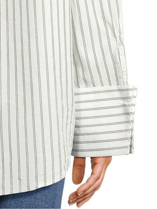 Lexington - Folded Cuffs Oversized -raidallinen paita - 890 GREEN/WHITE STRIPE - photo 5 Lexington - Folded Cuffs Oversized -raidallinen paita - 890 GREEN/WHITE STRIPE | Stockmann - photo 5