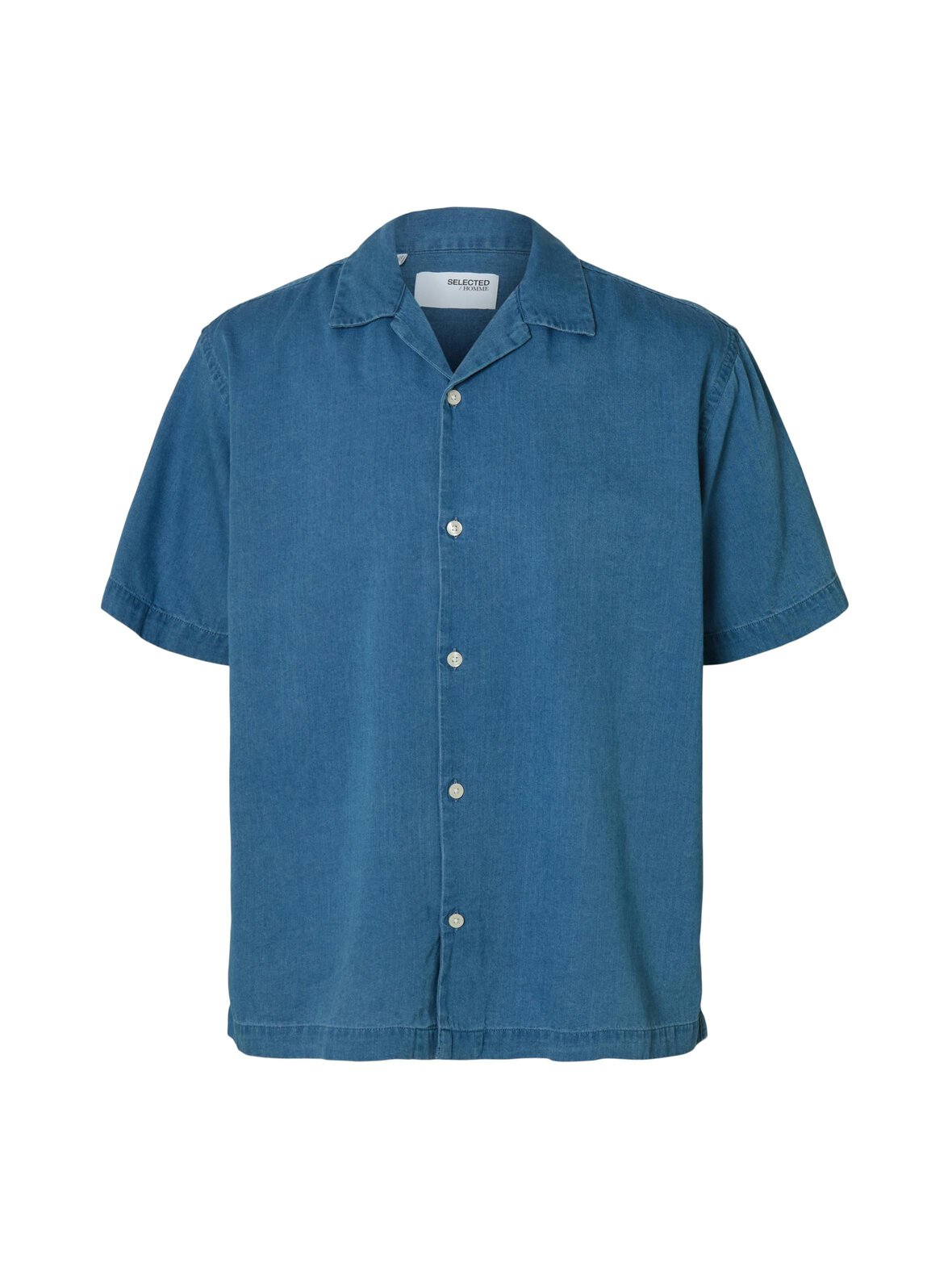 SlhRelaxRick Denim -kauluspaita