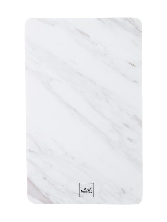 Casa Stockmann - Midi-marmorialusta/leikkuulauta 21 x 12 cm - WHITE/GRAY | Stockmann - photo 2