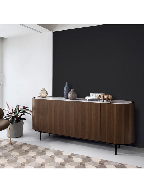 Calligaris - Lake-senkki valkoinen marmori/mattamusta 180 x 78 cm - BEIGE | Stockmann - photo 4