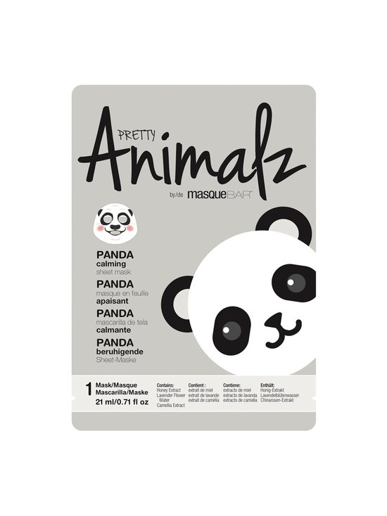 Pretty Animalz Panda Mask -kangasnaamio 21 ml