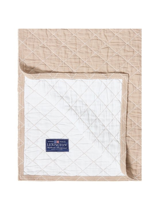 Lexington - Jacquard Organic Cotton -päiväpeitto - BEIGE/WHITE | Stockmann - photo 4