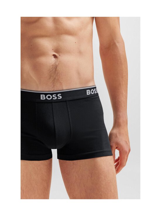 BOSS - Power Trunk - bokserit 3-pack - 001 BLACK - photo 4 BOSS - Power Trunk - bokserit 3-pack - 001 BLACK | Stockmann - photo 4