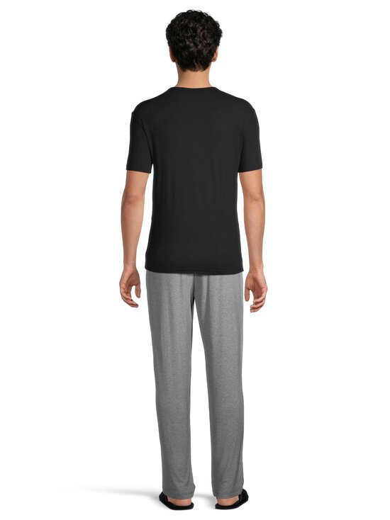 Emporio Armani - Ribbed Henley t-paita - FC243 BLACK STRIPE | Stockmann - photo 3