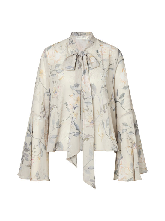 Ida Sjöstedt - Helena Bubble & Chiffon -paitapusero - CHAMPAGNE MEADOW | Stockmann - photo 1
