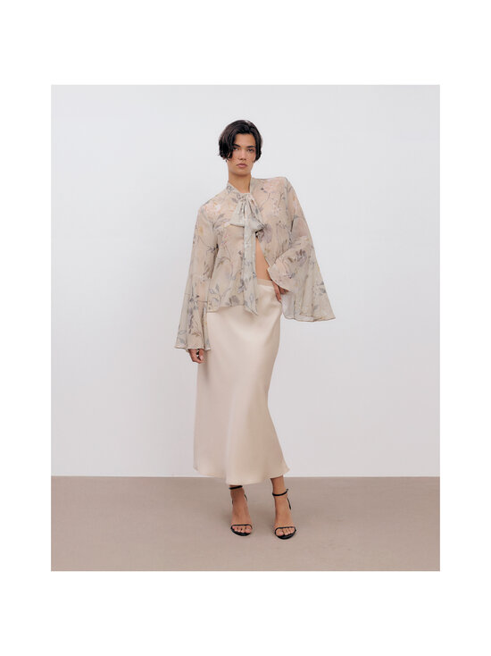 Ida Sjöstedt - Helena Bubble & Chiffon -paitapusero - CHAMPAGNE MEADOW | Stockmann - photo 2