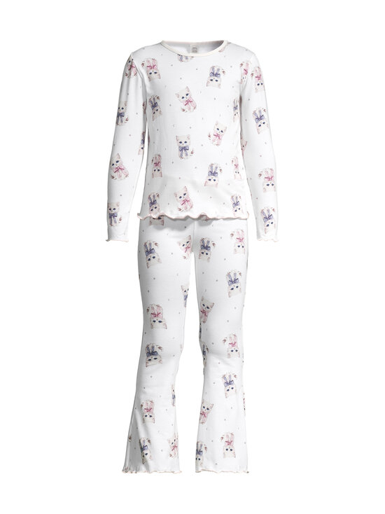 Lindex - Pidžaama Flare Kittens - 3675 WHITE | Stockmann - photo 1