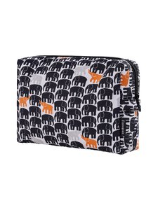 Finlayson - Elefantti Vapaa Mini -toilettilaukku - BLACK/GREEN/ORANGE Finlayson - Elefantti Vapaa Mini -toilettilaukku - BLACK/GREEN/ORANGE | Stockmann