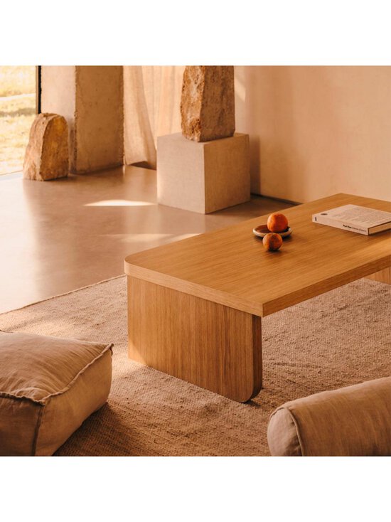 Kave Home - Oaq-sohvapöytä tammi 140 x 75 cm - BEIGE | Stockmann - photo 7