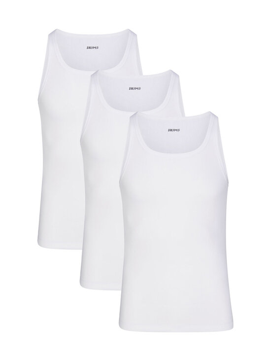 SKIMS - Cotton Rib -hihaton aluspaita 3-pack - CHALK | Stockmann - photo 1