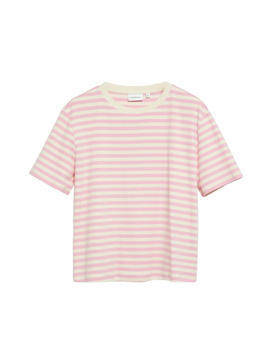 Comma - Striped t-paita - 41G0 PINK STRIPE | Stockmann - photo 1