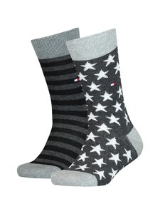 Tommy Hilfiger - Stars and Stripes -sukat 2-pack - 200 BLACK Tommy Hilfiger - Stars and Stripes -sukat 2-pack - 200 BLACK | Stockmann
