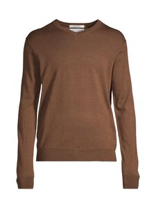 ESSENTIALS by Stockmann - Eric-merinoneulepaita - BROWN MEL. 265528 | Stockmann