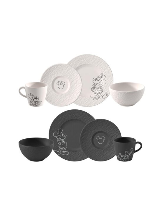 Villeroy & Boch - Manufacture Rock Mickey Breakfast -astiasto 8-osainen - BLACK | Stockmann - photo 2